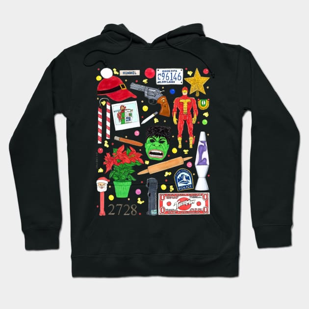 Jingle All The Way Hoodie by TheStuffOfHorrorMovies